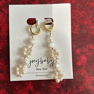 Joey Baby New York Veronica Pearl Earrings